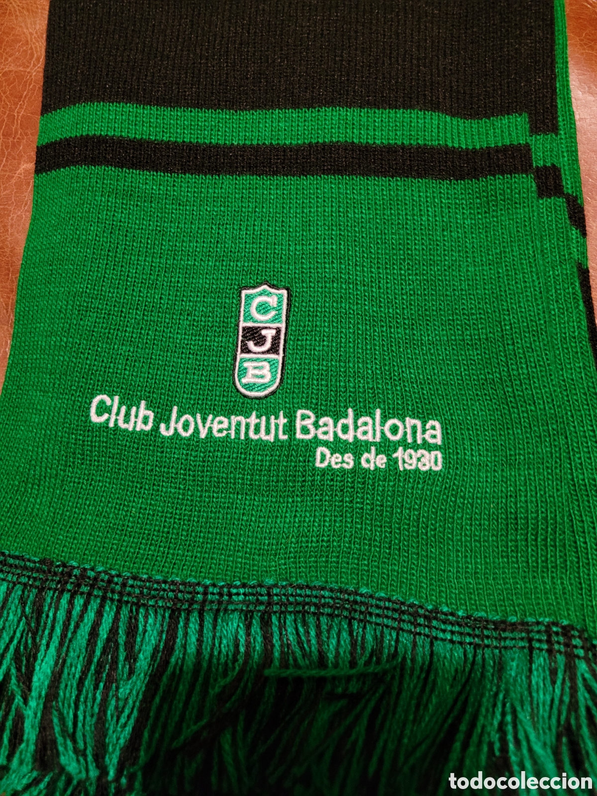 Coleccionismo deportivo: Bufanda del CB Joventut de Badalona &rdquo;La Penya&rdquo; - Foto 1