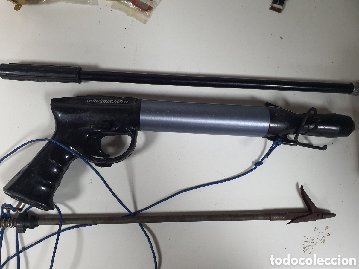 Coleccionismo deportivo: Arpon de pesca miniministen - Foto 1
