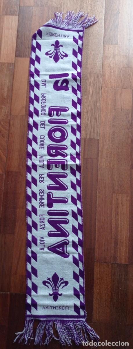 Coleccionismo deportivo: BUFANDA LA FIORENTINA - Foto 2