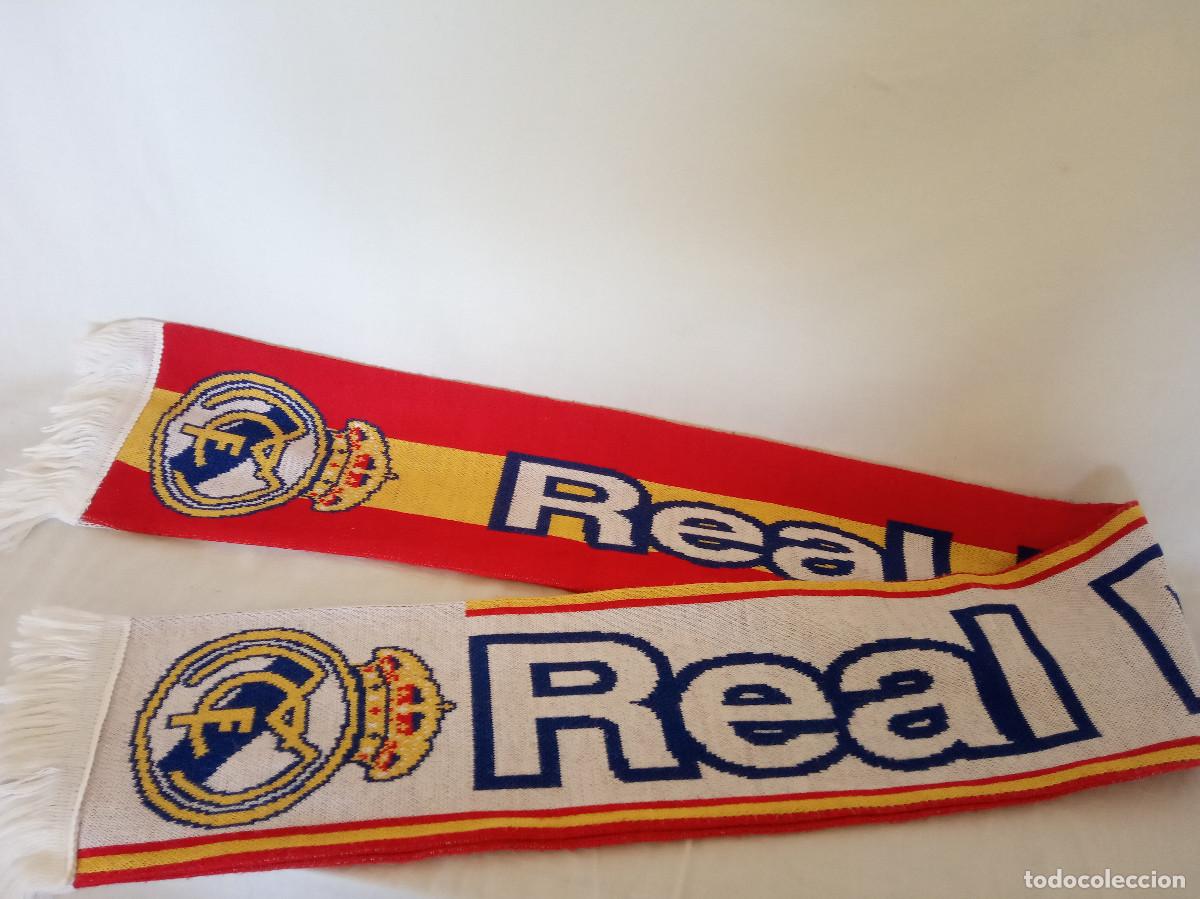 Coleccionismo deportivo: Bufanda del Real Madrid - Producto Oficial - Foto 1