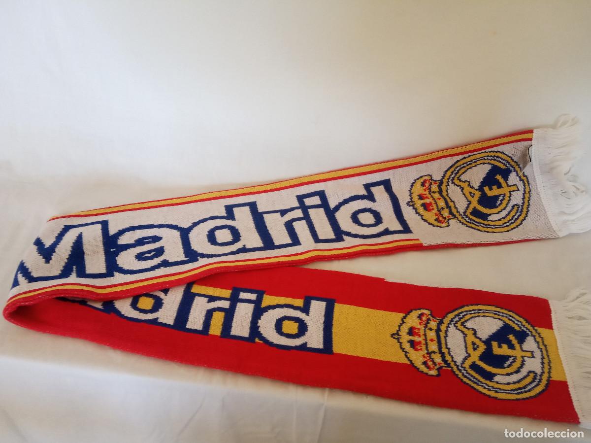 Coleccionismo deportivo: Bufanda del Real Madrid - Producto Oficial - Foto 2