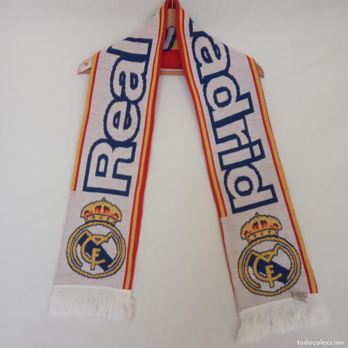 Coleccionismo deportivo: Bufanda del Real Madrid - Producto Oficial - Foto 4