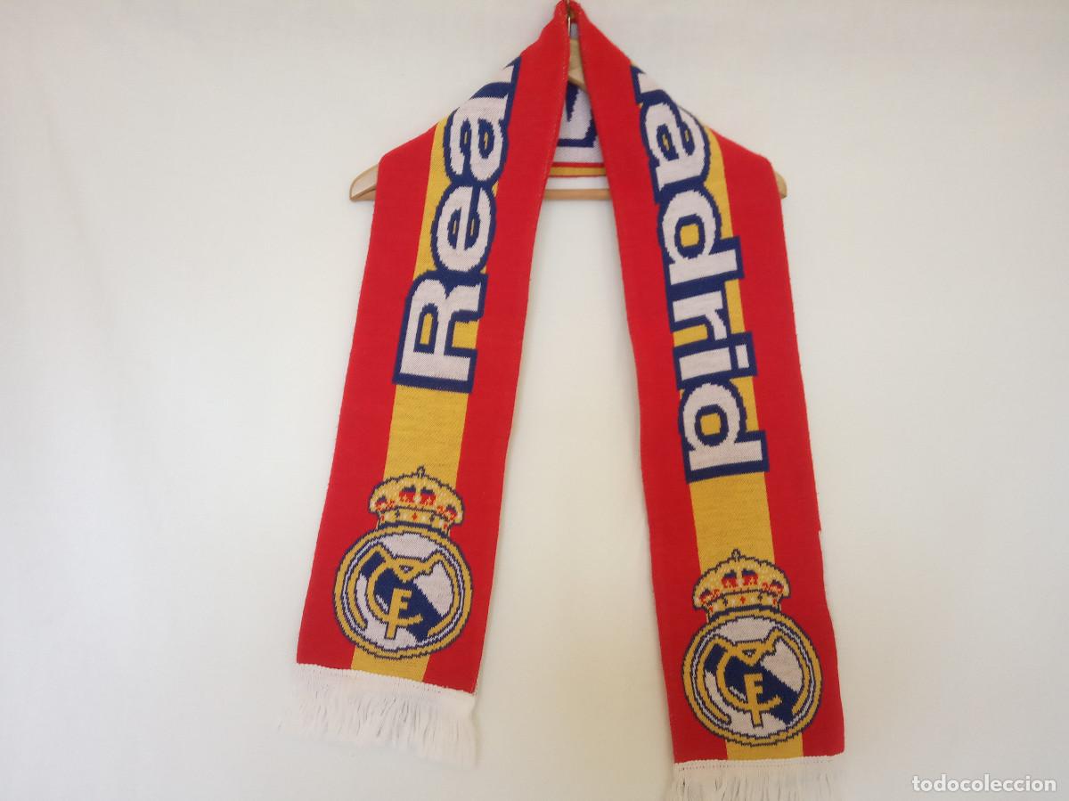 Coleccionismo deportivo: Bufanda del Real Madrid - Producto Oficial - Foto 5