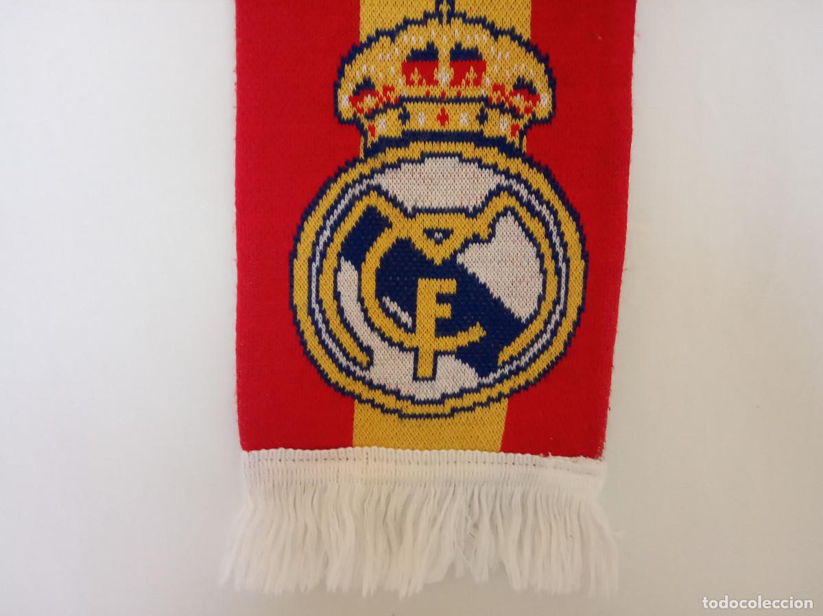 Coleccionismo deportivo: Bufanda del Real Madrid - Producto Oficial - Foto 6