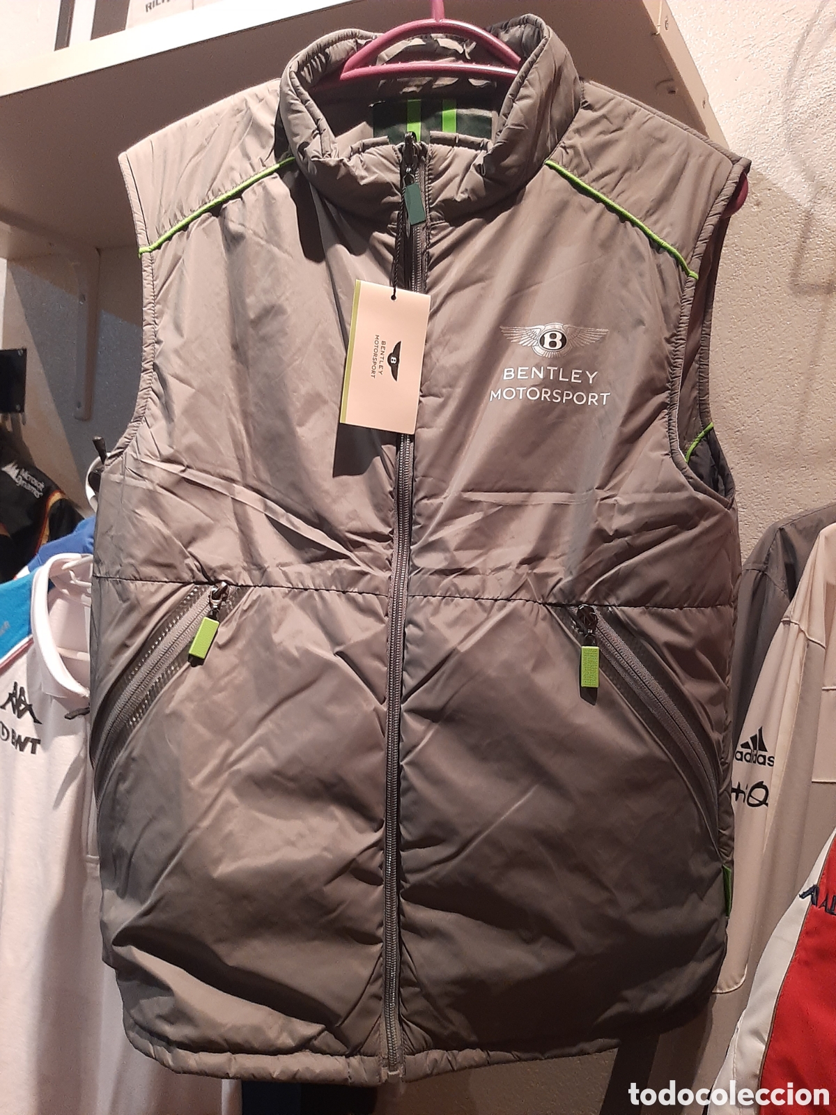 Coleccionismo deportivo: Chaleco reversible oficial Bentley Motorsport - Foto 14