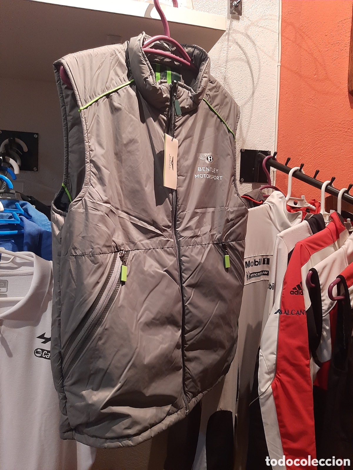 Coleccionismo deportivo: Chaleco reversible oficial Bentley Motorsport - Foto 16