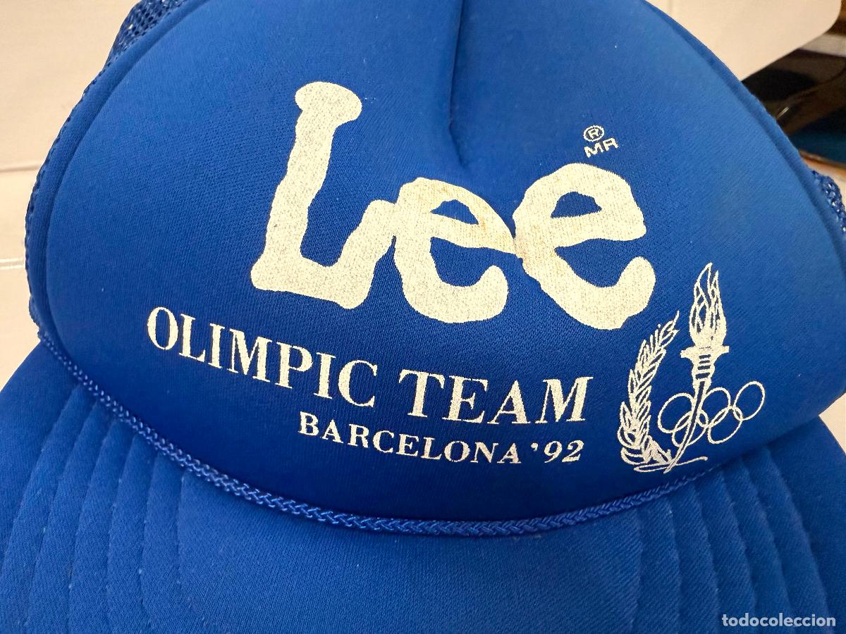 Coleccionismo deportivo: Gorra OLIMPIADAS BARCELONA 92. - LEE Olimpic Team -. Regulable - Foto 3