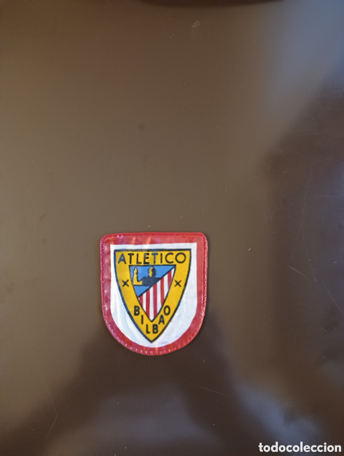 Coleccionismo deportivo: FUTBOL ATLETICO DE BILBAO ESCUDO TELA - Foto 1