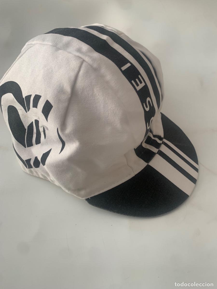 Coleccionismo deportivo: Gorra visera de ciclista pissei - Foto 1