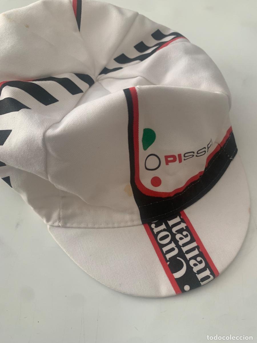 Coleccionismo deportivo: Gorra visera de ciclista pissei - Foto 1