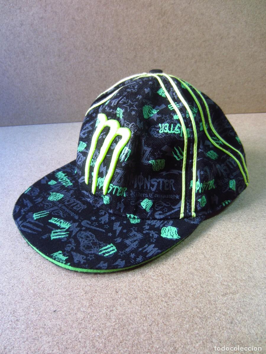 Coleccionismo deportivo: Gorra Visera Monster Negra y Verde (Talla Unica) - Foto 3