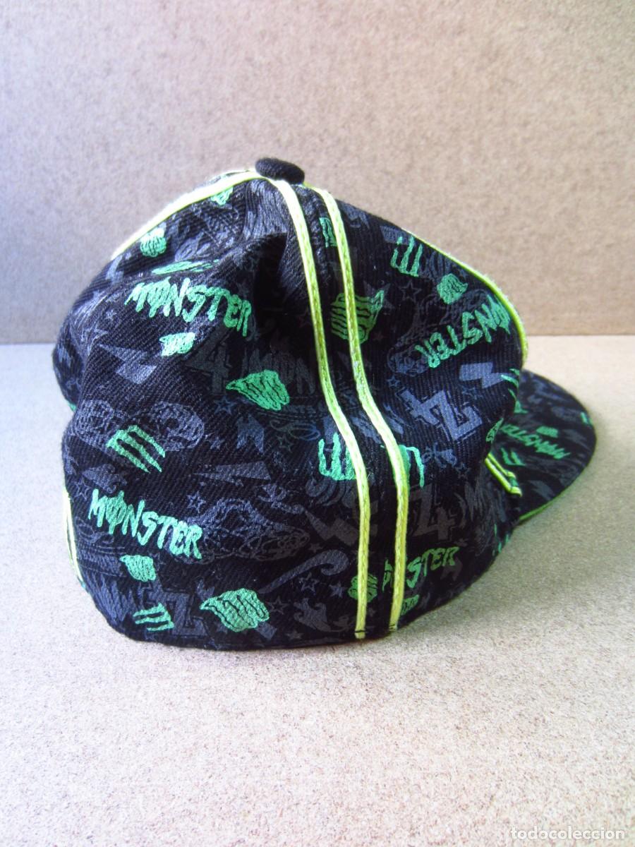 Coleccionismo deportivo: Gorra Visera Monster Negra y Verde (Talla Unica) - Foto 5