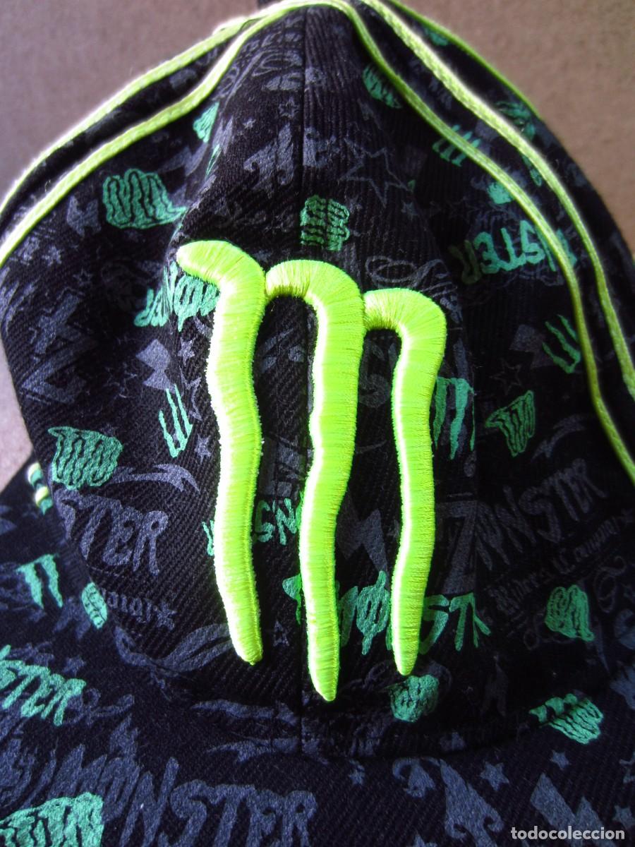 Coleccionismo deportivo: Gorra Visera Monster Negra y Verde (Talla Unica) - Foto 7
