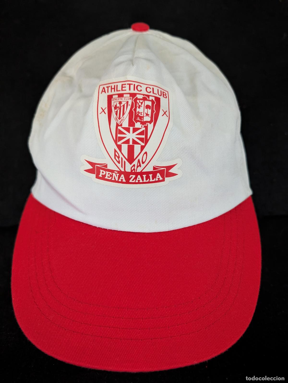 Coleccionismo deportivo: GORRA DE LA PE&Ntilde;A ZALLA DEL ATHLETIC CLUB DE BILBAO. - Foto 1