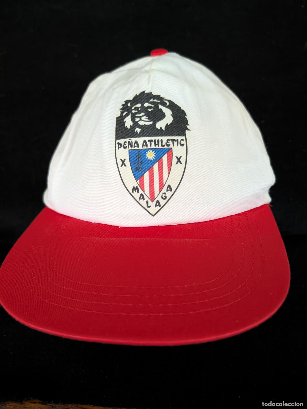 Coleccionismo deportivo: GORRA DE LA PE&Ntilde;A MALAGA DEL ATHLETIC CLUB DE BILBAO. - Foto 1