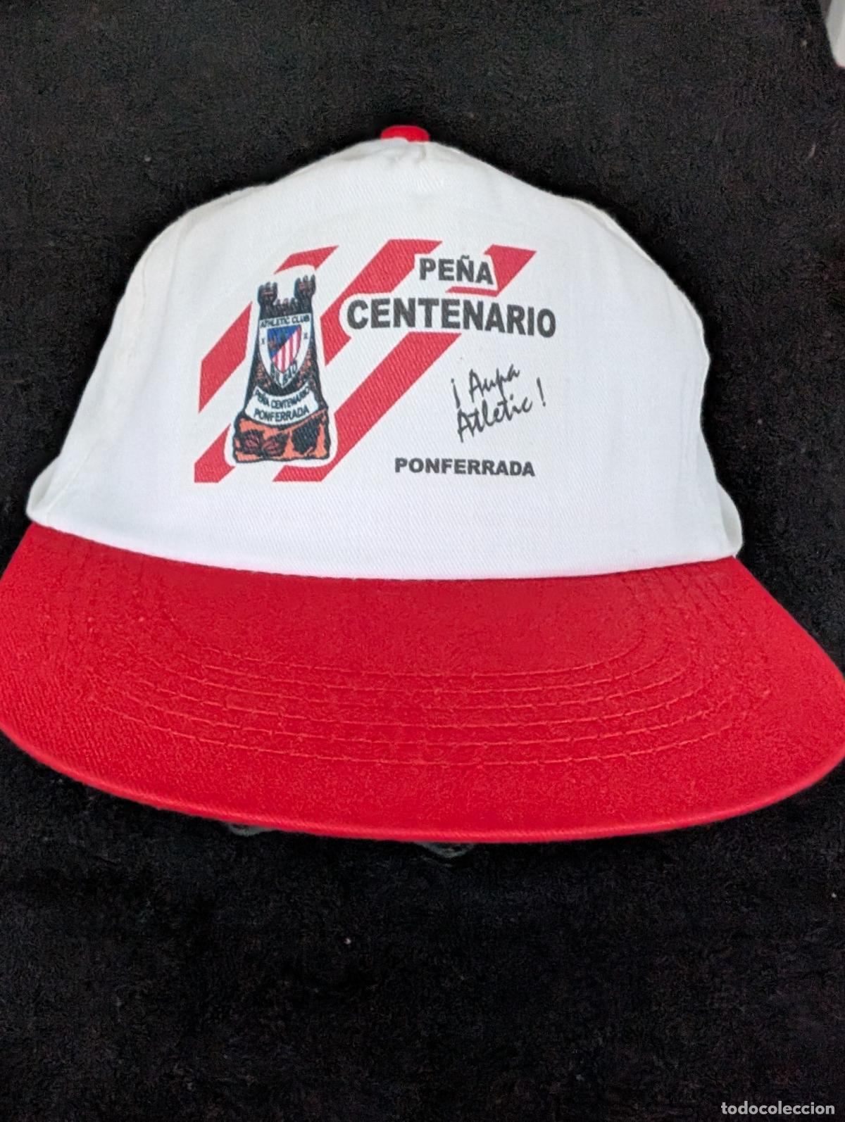 Coleccionismo deportivo: GORRA DE LA PE&Ntilde;A DE PONFERRADA DEL ATHLETIC CLUB DE BILBAO. - Foto 1
