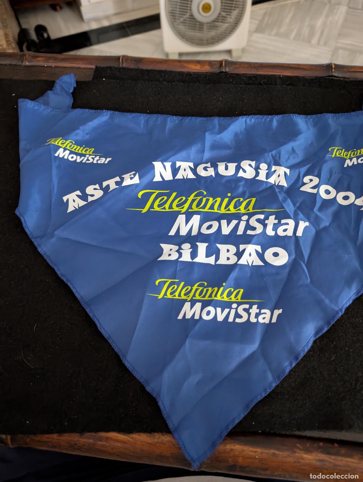 Coleccionismo deportivo: PA&Ntilde;UELO ASTE NAGUSIA 2004. TELEFONICA. MOVISTAR BILBAO - Foto 1