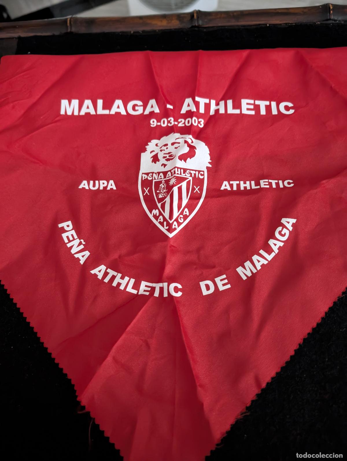 Coleccionismo deportivo: PE&Ntilde;A DE MALAGA DEL ATHLETIC. PARTIDO MALAGA - ATHLETIC. 09.03.2003 - Foto 1