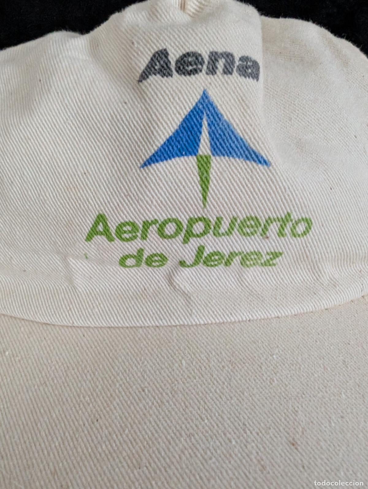Coleccionismo deportivo: GORRA DEL AEROPUERTO DE JEREZ. AENA. - Foto 2
