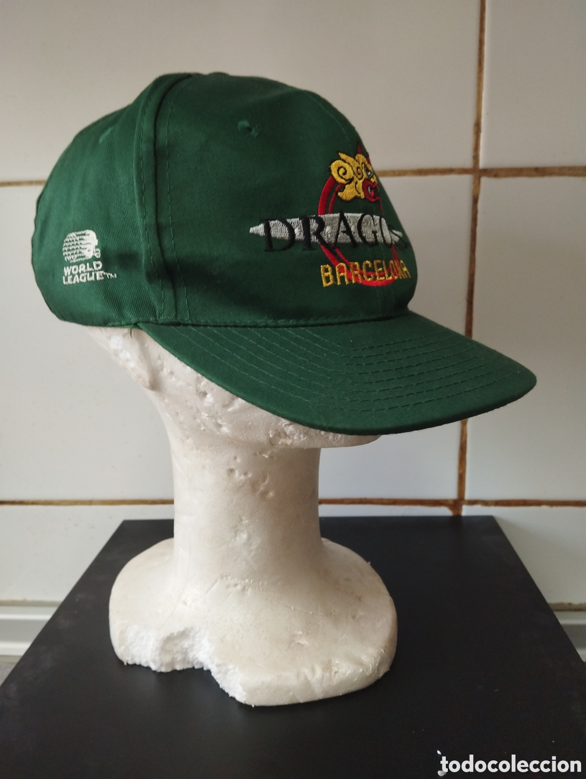 Coleccionismo deportivo: Gorra oficial De los Barcelona Dragons - Foto 2