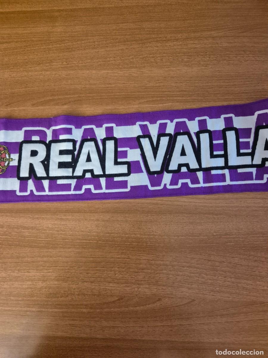 Coleccionismo deportivo: BUFANDA REAL VALLADOLID - Foto 3