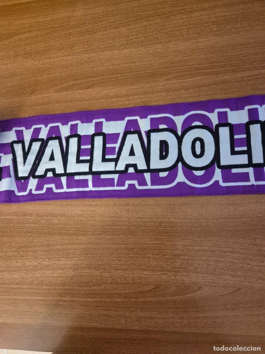 Coleccionismo deportivo: BUFANDA REAL VALLADOLID - Foto 4