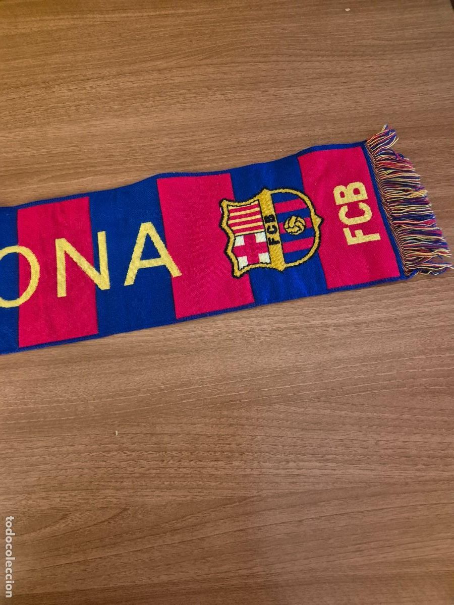 Coleccionismo deportivo: BUFANDA F. C. BNARCELONA. - Foto 5