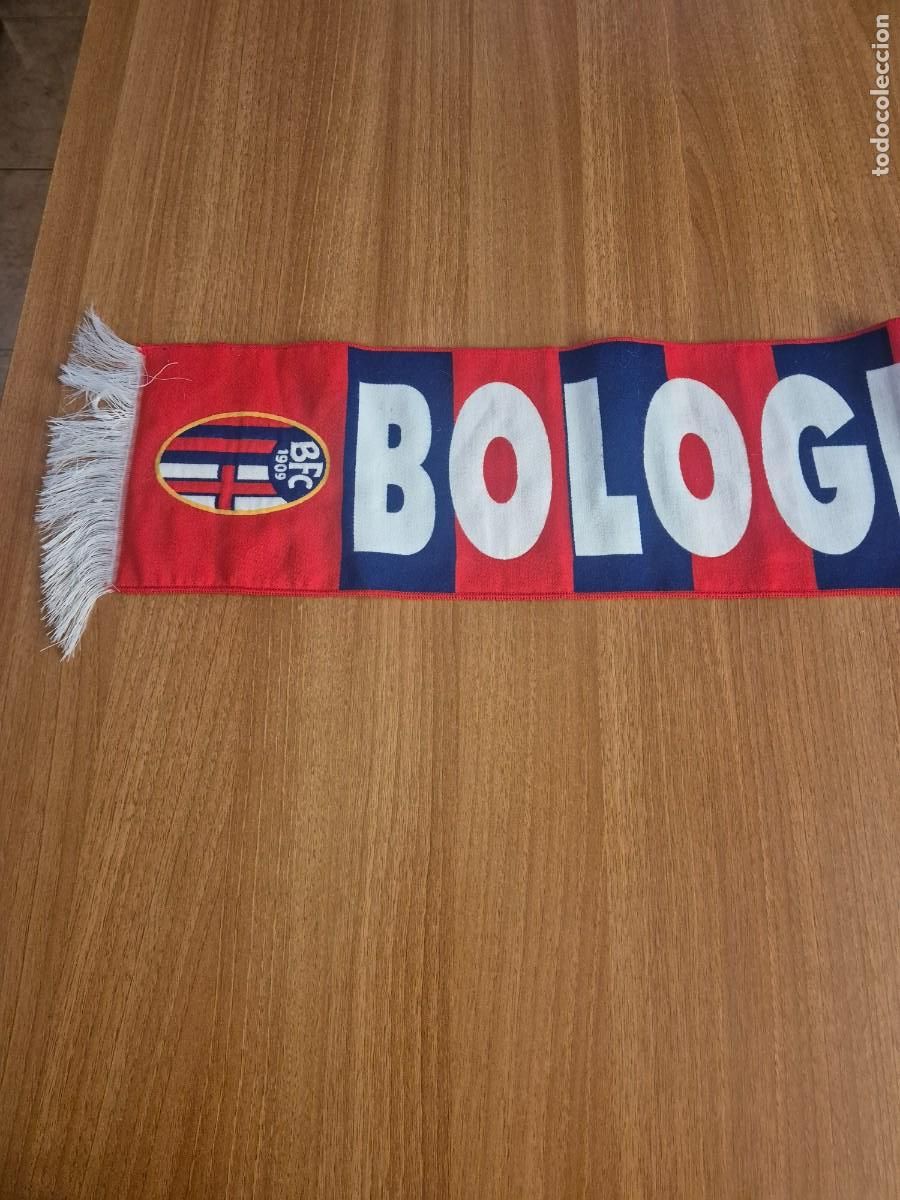 Coleccionismo deportivo: BUFANDA. BOLOGNA F. C. 1909. - Foto 2
