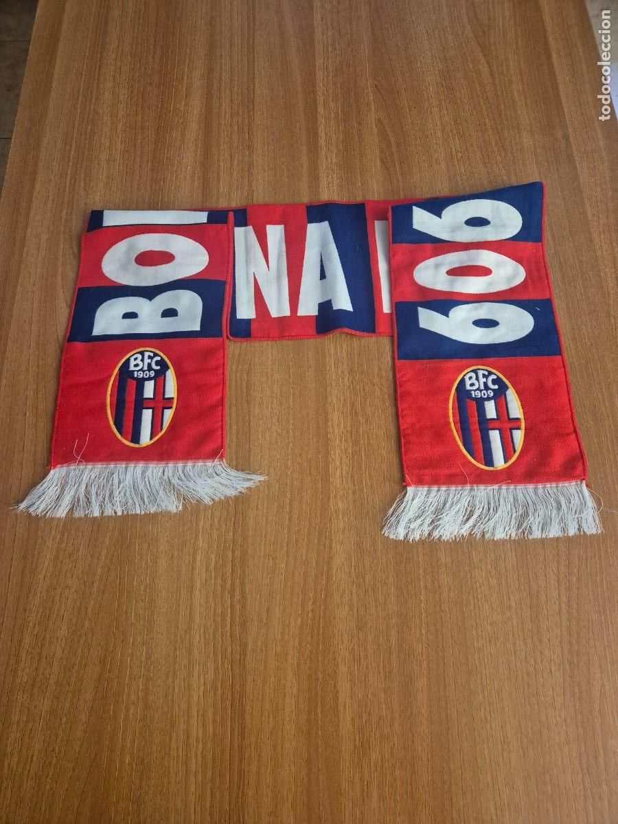 Coleccionismo deportivo: BUFANDA. BOLOGNA F. C. 1909. - Foto 1