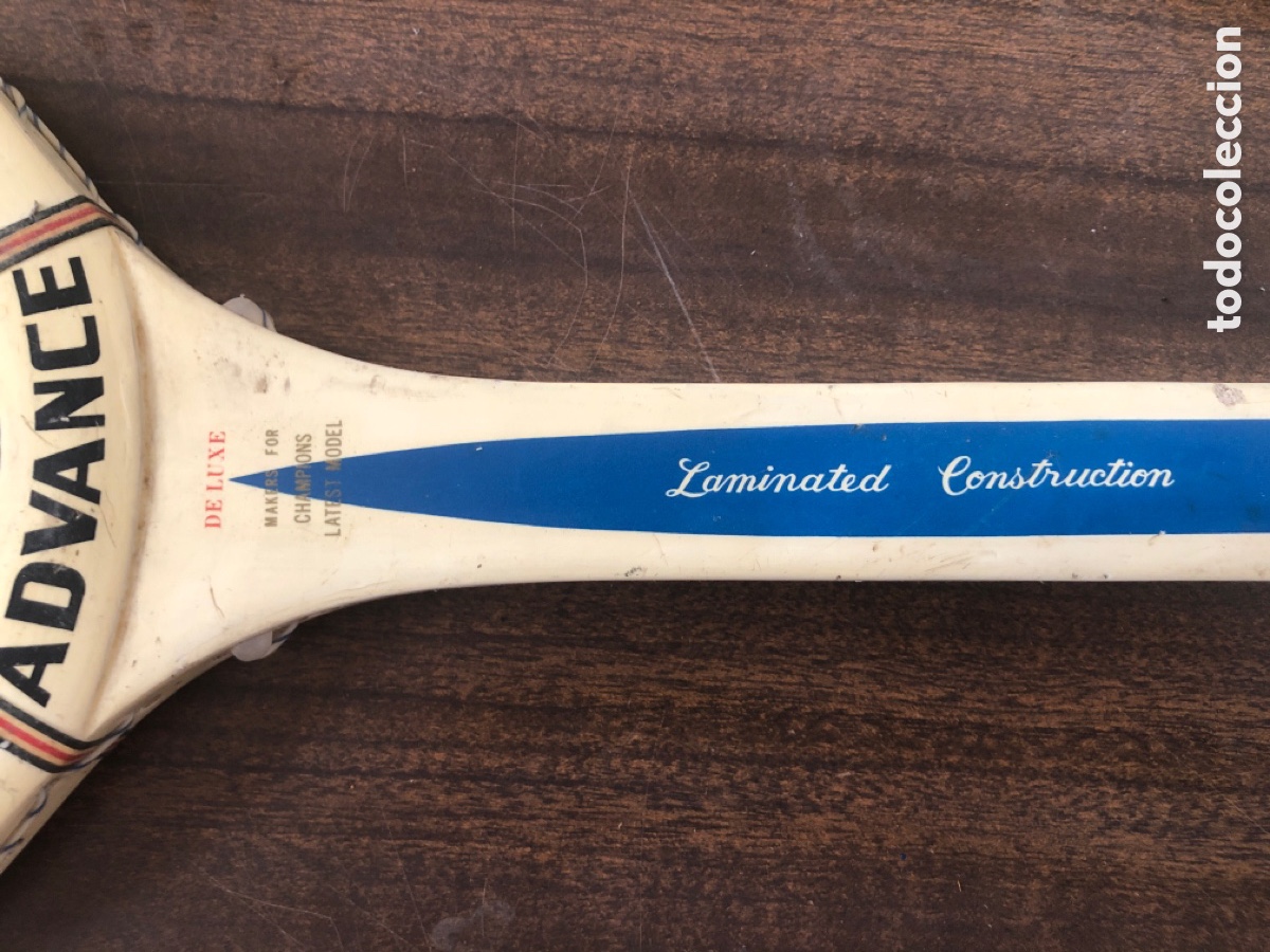 Coleccionismo deportivo: 2 Raquetas tenis Advance madera - Foto 3