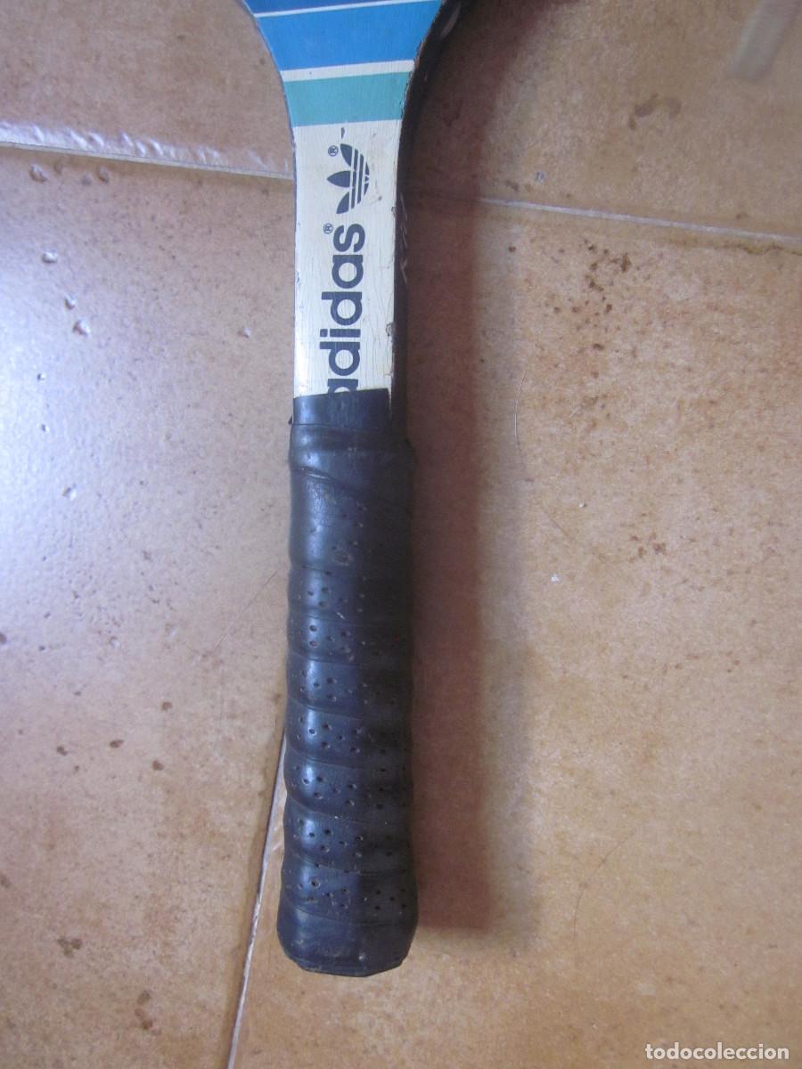 Coleccionismo deportivo: RAQUETA DE TENIS INFANTIL MADERA ADIDAS - Foto 3