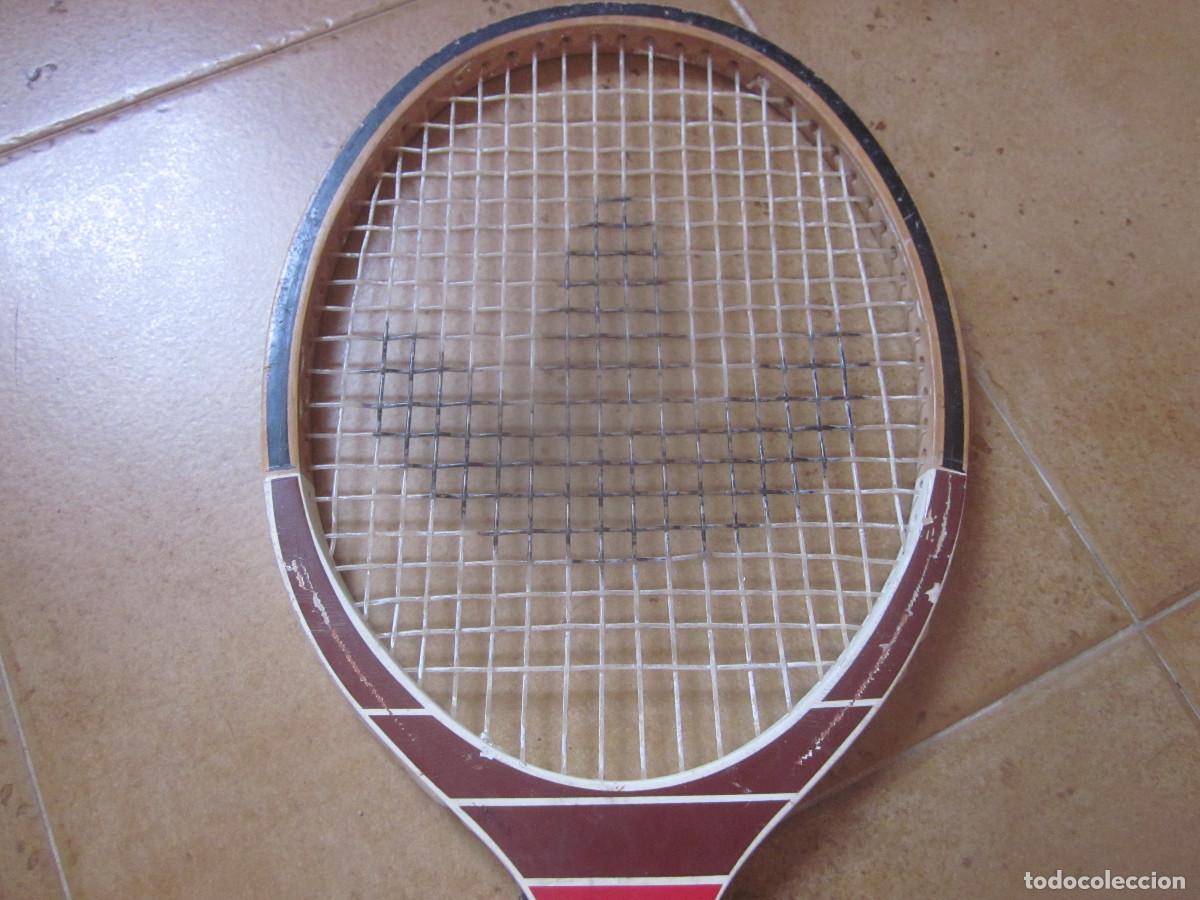 Coleccionismo deportivo: RAQUETA DE TENIS MADERA ADIDAS - Foto 3