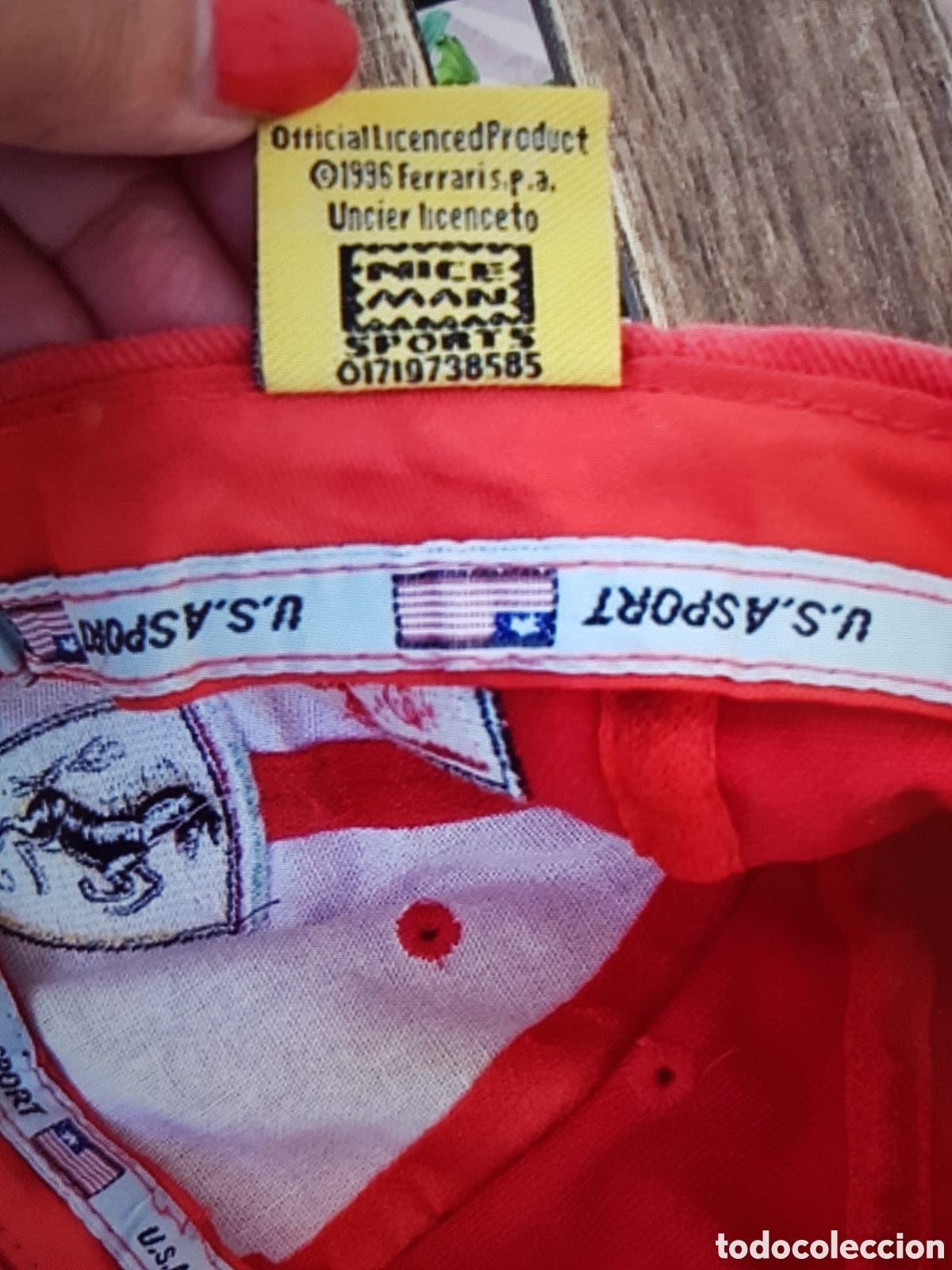 Coleccionismo deportivo: Gorra Ferrari Michael Schumacher - Foto 3