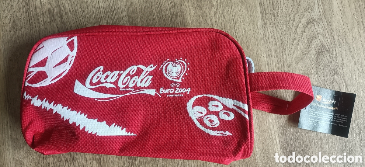 Coleccionismo deportivo: Zapatillero Coca-Cola Eurocopa 2004 - Foto 1