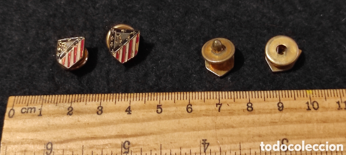 Coleccionismo deportivo: Antiguos gemelos del Atl&eacute;tico de Madrid - Foto 3