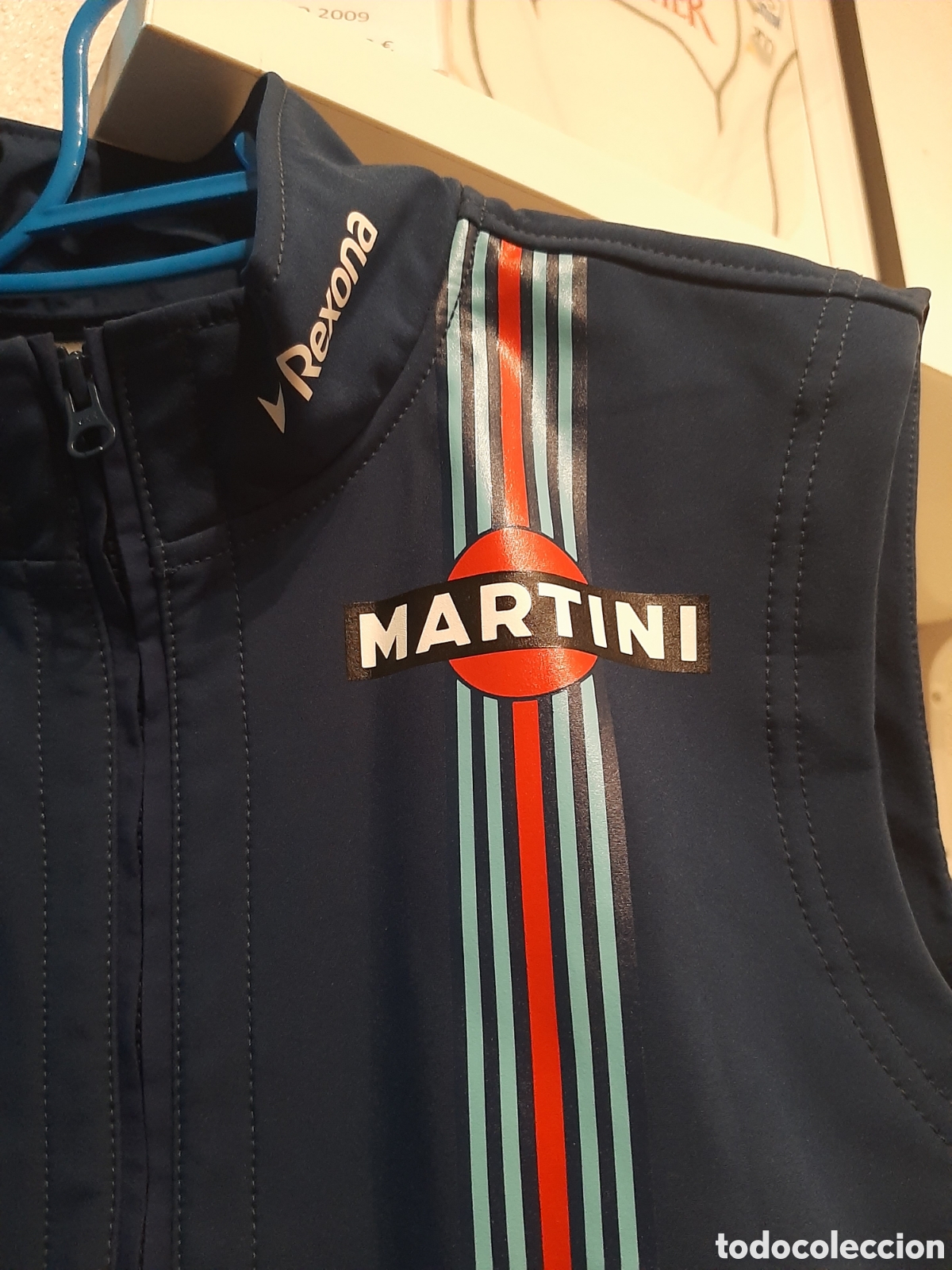Coleccionismo deportivo: Chaleco oficial Williams Martini Racing F1 Team - Foto 3