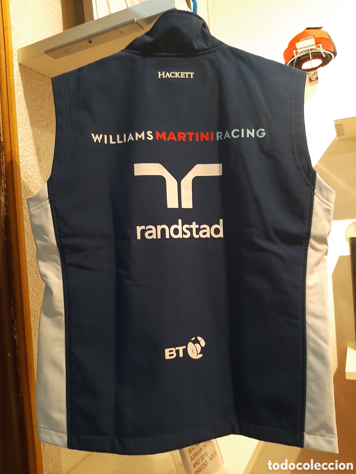 Coleccionismo deportivo: Chaleco oficial Williams Martini Racing F1 Team - Foto 9