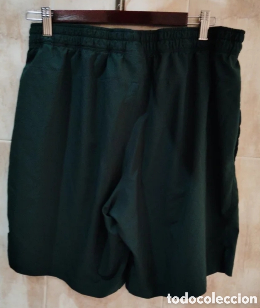 Coleccionismo deportivo: Pantal&oacute;n de deportes Reebok. Verde. - Foto 5