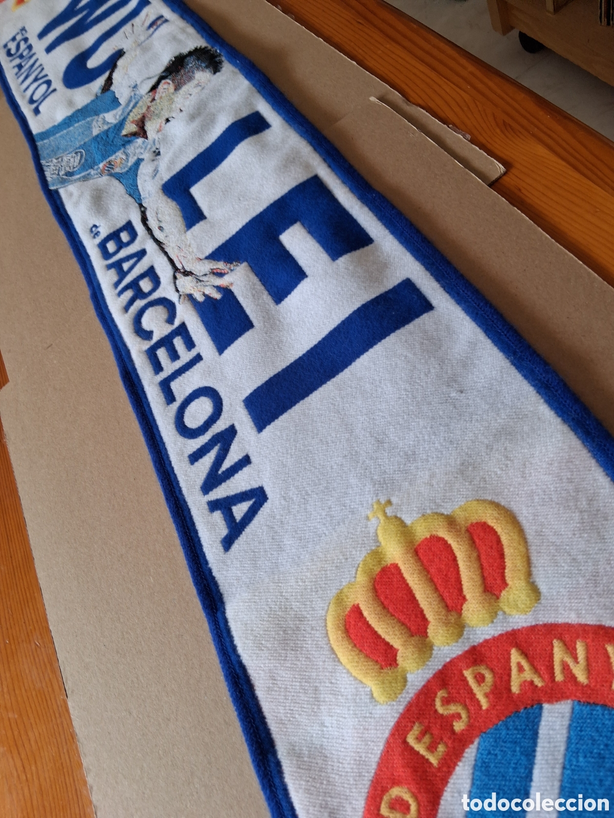 Coleccionismo deportivo: RCD ESPANYOL . WU LEI. BUFANDA. - Foto 8