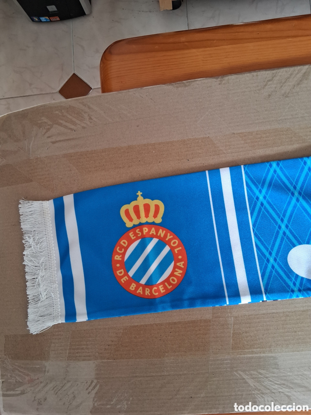 Coleccionismo deportivo: RCD ESPANYOL. BUFANDA. - Foto 5