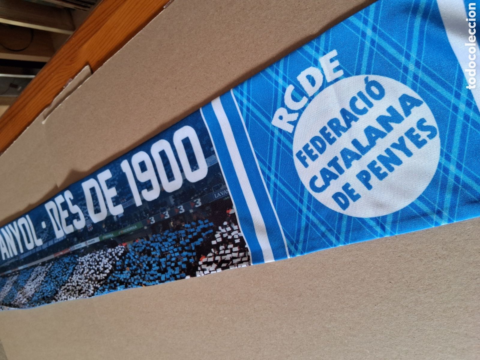 Coleccionismo deportivo: RCD ESPANYOL. BUFANDA. - Foto 8