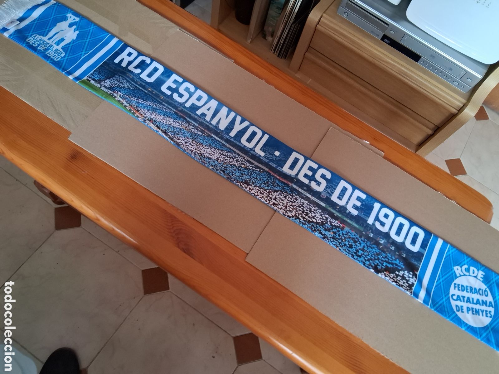 Coleccionismo deportivo: RCD ESPANYOL. BUFANDA. - Foto 1
