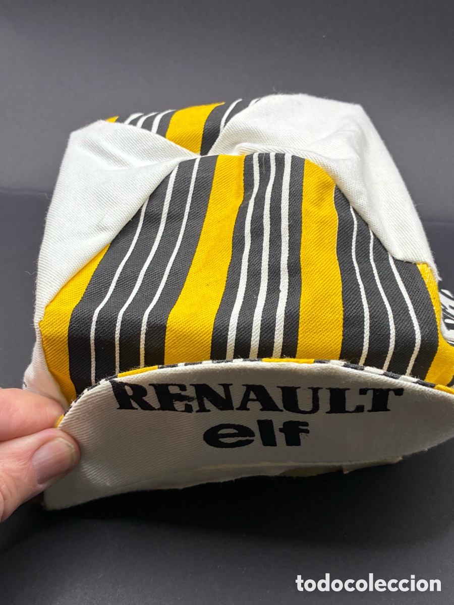 Coleccionismo deportivo: ANTIGUA GORRA CICLISTA ORIGINAL EQUIPO RENAULT ELF - Foto 1