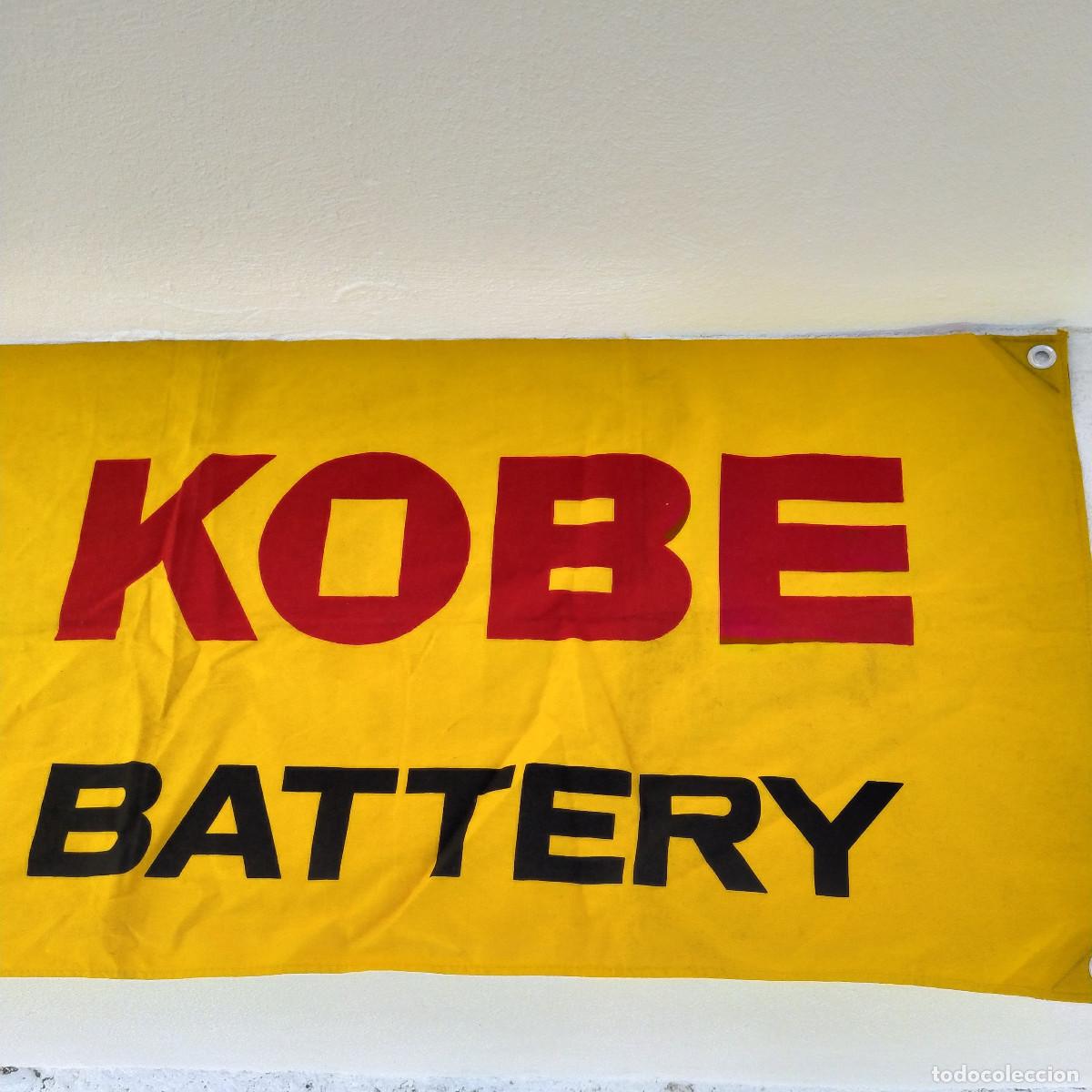 Coleccionismo deportivo: BANDERA DE KOBE BATTERY - Foto 2