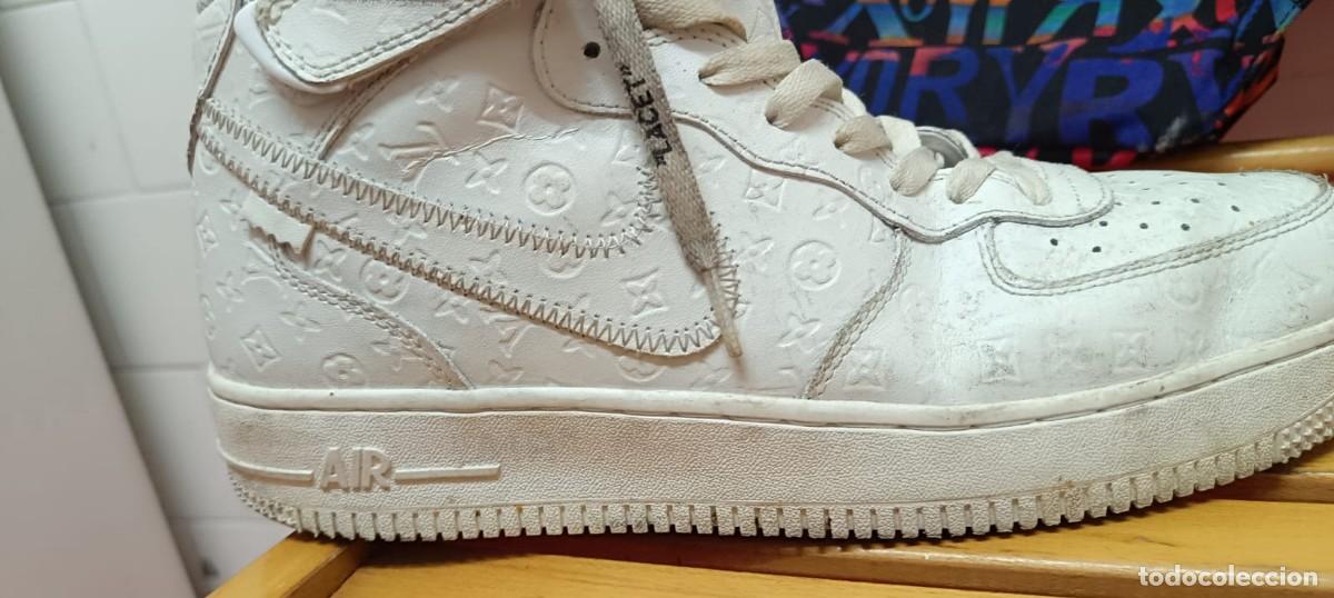 Coleccionismo deportivo: Zapatillas Nike Air force 1 Luis buitton - Foto 1