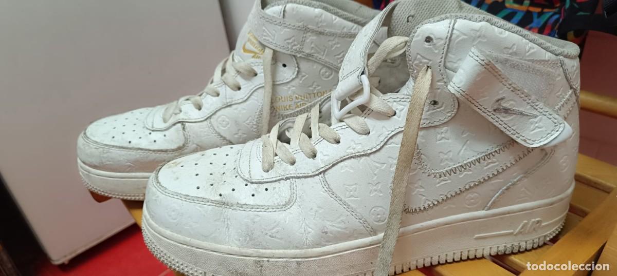 Coleccionismo deportivo: Zapatillas Nike Air force 1 Luis buitton - Foto 2
