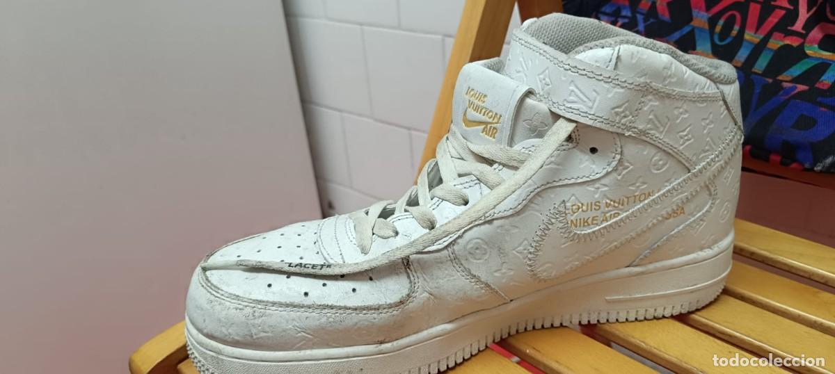 Coleccionismo deportivo: Zapatillas Nike Air force 1 Luis buitton - Foto 3