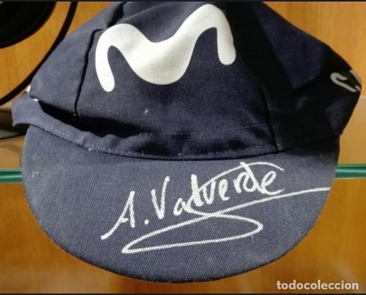 Coleccionismo deportivo: Alejandro Valverde. Gorra de ciclismo. - Foto 2