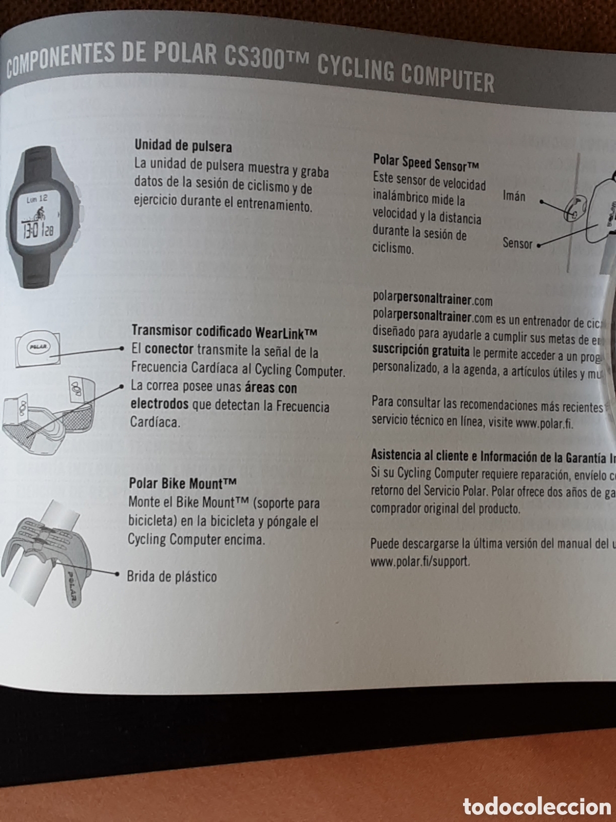 Coleccionismo deportivo: POLAR CYCLING COMPUTER - Foto 5
