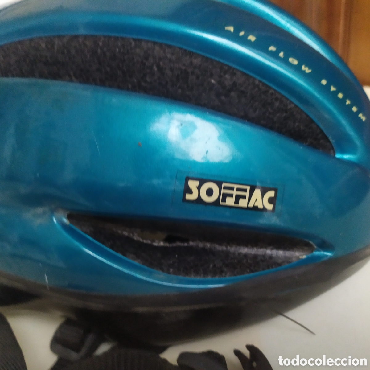 Coleccionismo deportivo: Casco para bicicleta marca Soffac, talla 95 - Foto 2